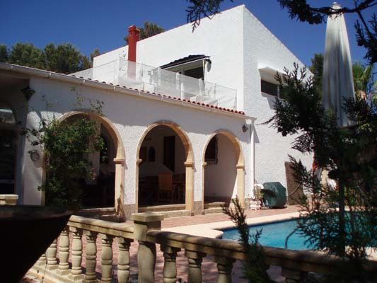 Casa El Nido, deel met zwembad, patio